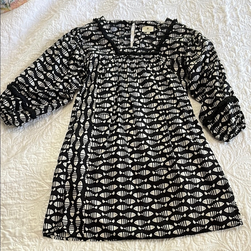 Black & white Tuckernuck dress